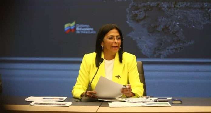 Vicepresidenta Delcy Rodríguez denuncia «planes de venganza» de ExxonMobil contra licencias petroleras en Venezuela