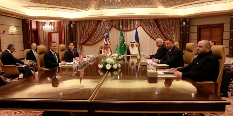 Ucrania acepta propuesta de EEUU para declarar un alto el fuego con Rusia de 30 días