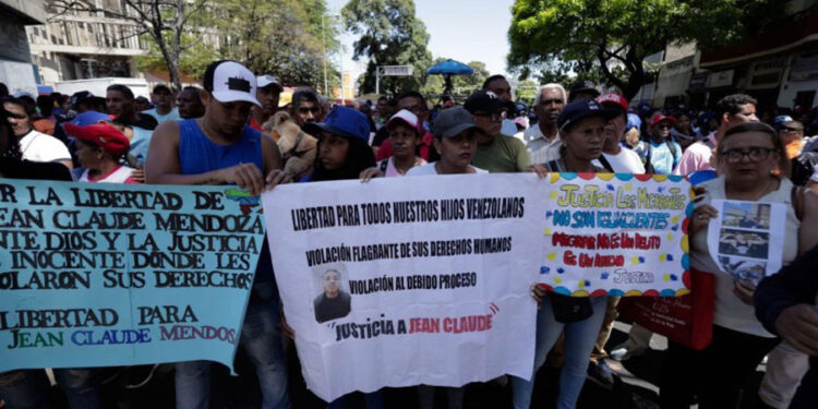 Pueblo venezolano se moviliza para exigir liberación de migrantes secuestrados en El Salvador