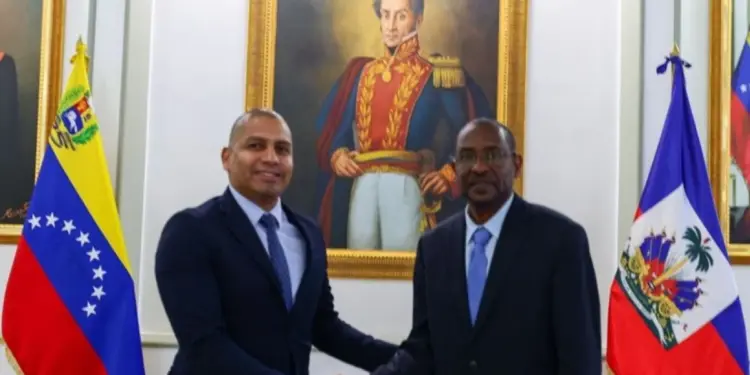 Venezuela recibió al nuevo embajador designado por la República de Haití