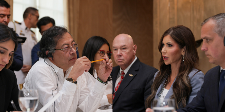 Colombia rechaza por «incorrectas» declaraciones de Noem sobre Petro y el Tren de Aragua