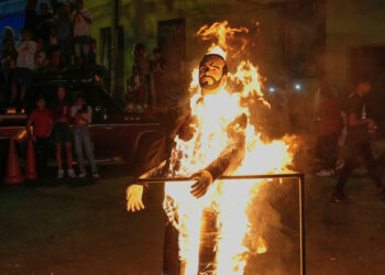 Bukele y Trump, los ‘judas’ más quemados en Venezuela