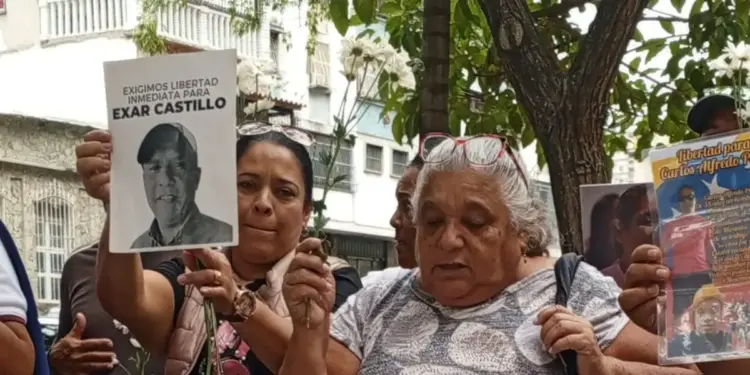 Madres de jóvenes detenidos tras las elección presidencial exigieron su liberación en Caracas