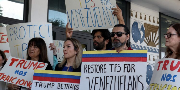 TPS para venezolanos en Estados Unidos seguirá vigente hasta octubre de 2026