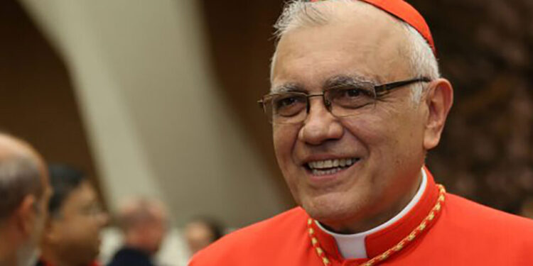 Cardenal Porras se solidariza con víctimas de guerras y crisis en Domingo de Ramos