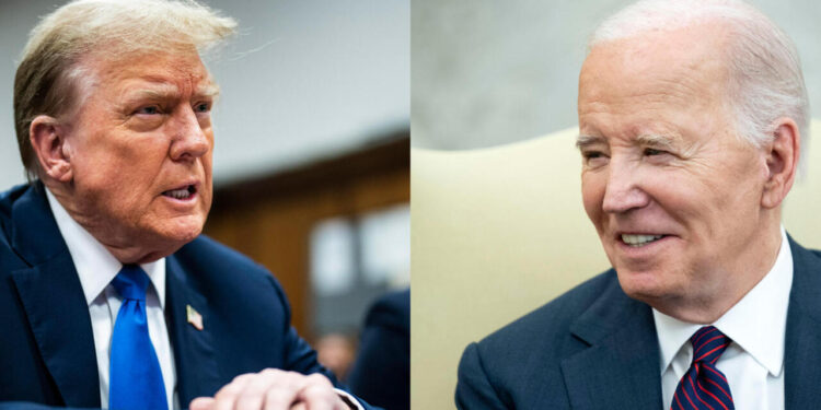 Trump culpa a Biden de la contracción del PIB y niega la responsabilidad de sus aranceles