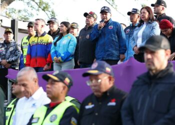 Cabello destacó el trabajo, entrega y dedicación de los funcionarios para el despliegue Semana Santa Segura 2025