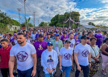 Candidata a la gobernación de Monagas se une a la fervorosa peregrinación de El Nazareno en Caripito reafirmando la fe y la esperanza