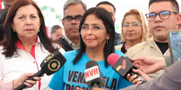 Delcy Rodríguez dice que la población ha «desechado al extremismo» este 25May