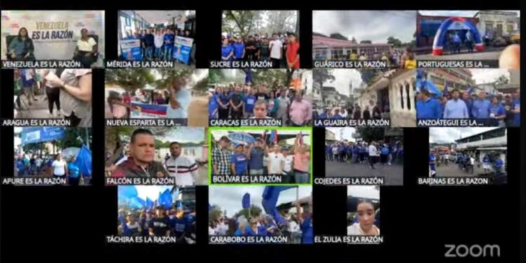 Oposición venezolana realizó actividades simultáneas en todo el país para llamar a participar el #25May