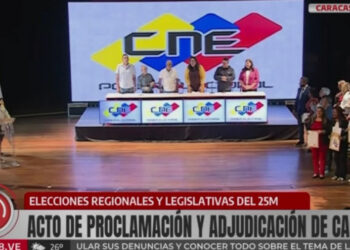 CNE adjudicó a los diputados electos por Caracas en el Teatro Municipal