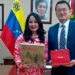 Embajadora de Venezuela en México sostuvo encuentro con encargado de negocios de China