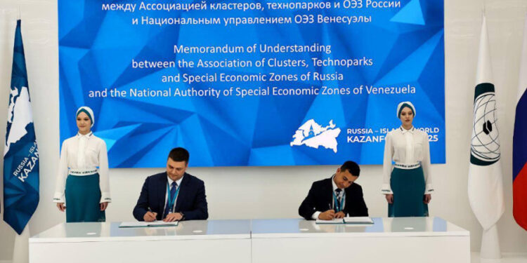 Rusia y Venezuela firman memorándum de entendimiento para potenciar Zonas Económicas Especiales