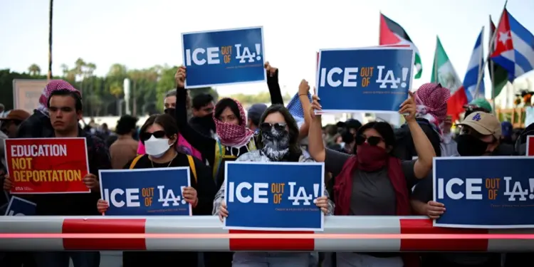 Las protestas contra el ICE en EE.UU. se extendieron a otras grandes ciudades
