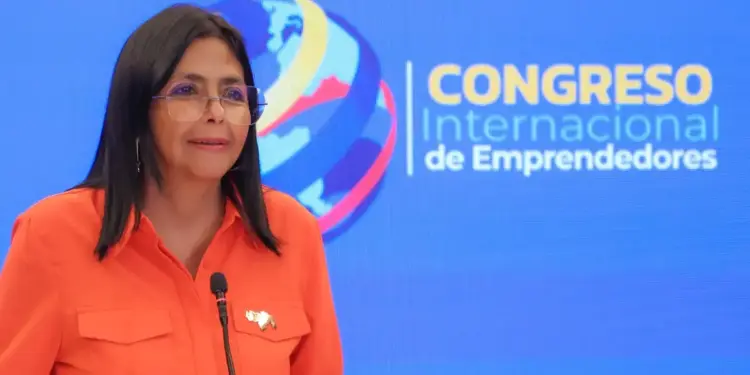 Delcy Rodríguez anuncia un «plan de desarrollo integral» para la Guayana Esequiba