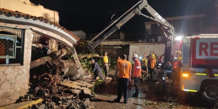 Más de 20 viviendas «colapsadas» por lluvias en estado venezolano fronterizo con Colombia