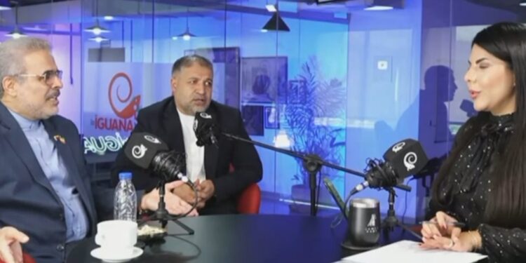 Indira Urbaneja en entrevista junto al embajador de Irán: «No estamos en contra del pueblo de Israel, cuestionamos el accionar del gobierno sionista»