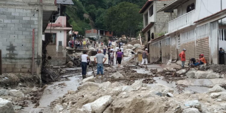 Más de 270 familias afectadas por las intensas lluvias en el estado Mérida
