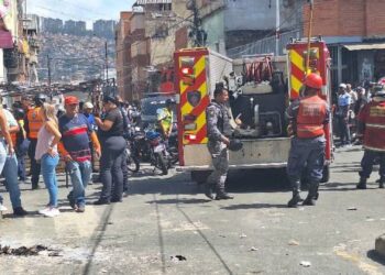Unas 20 personas heridas en Caracas tras la explosión de una bombona de gas