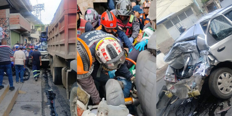 Colisión de vehículos deja 17 heridos y una persona fallecida en Sucre