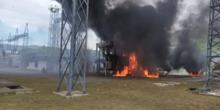 Explosión en subestación eléctrica dejó un muerto y cuatro heridos en Aragua
