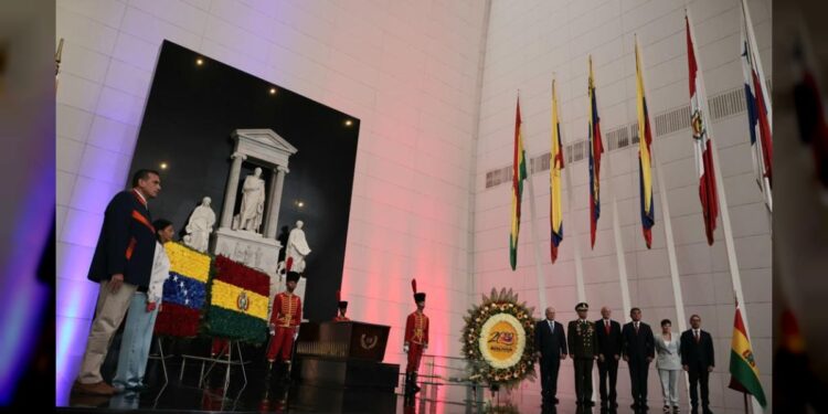 Venezuela celebró Bicentenario de la Fundación de Bolivia