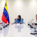 Delcy Rodríguez sostuvo reunión con el Comité de Comercio Exterior de Venezuela para fortalecimiento de la industria nacional