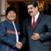 Evo Morales condena las «nuevas amenazas» de EE.UU. contra Maduro