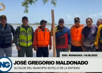 Autoridades de Bolívar y Monagas activaron plan de contingencia para atender familias afectadas por crecida del Orinoco