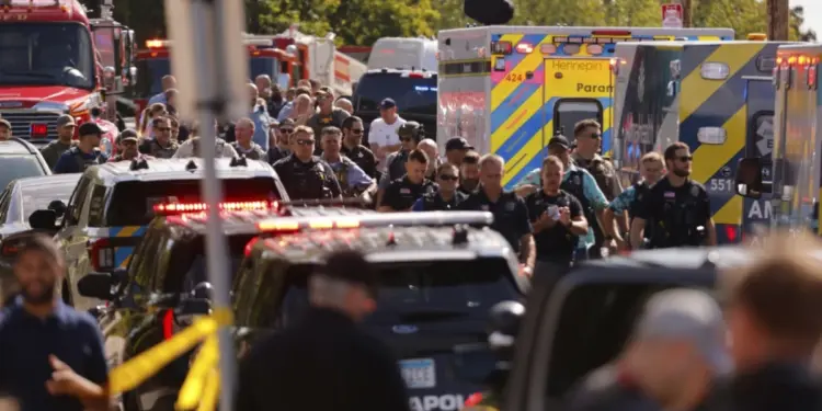 Tiroteo en escuela católica de Minneapolis deja dos niños muertos y 17 heridos