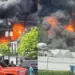 Incendio de gran magnitud consumió empresa de químicos en Carabobo (Video)