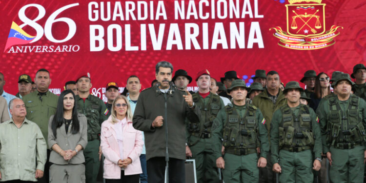 Maduro celebra el 88.° aniversario de la GNB como columna vertebral de la paz de Venezuela