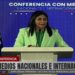Vicepresidenta Rodríguez: EEUU y gobiernos satélites hoy socavan el derecho internacional