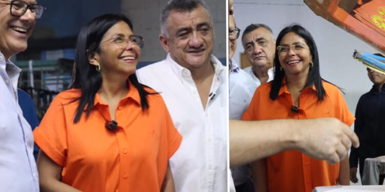 Delcy Rodríguez llama a la industria a impulsar lo “hecho en Venezuela”