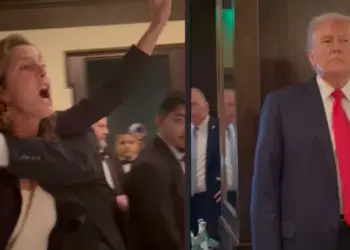 «Deje de aterrorizar a Venezuela»: Trump fue abucheado por un grupo de manifestantes