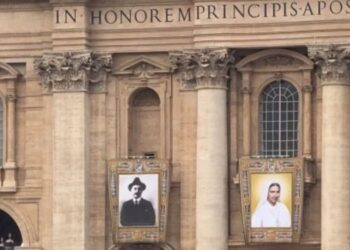 Basílica de San Pedro ya exhibe los retratos de José Gregorio Hernández y Carmen Rendiles