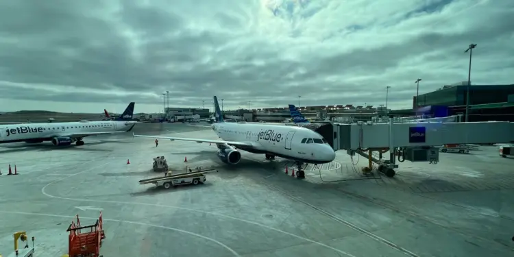 Desvían un vuelo en EEUU después de que un hombre apuñalara con un tenedor a dos menores