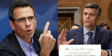 Leopoldo López dice que Capriles es «una ficha» del gobierno «desde hace mucho tiempo»