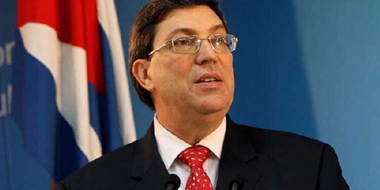 Canciller cubano reiteró apoyo «total» a Venezuela en medio de tensiones con EE .UU.