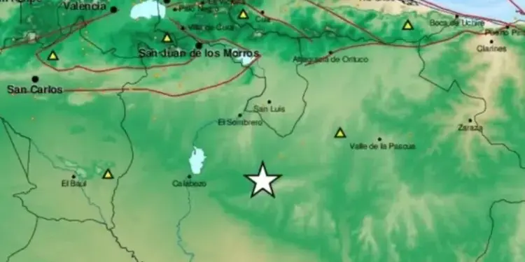 Sismo de magnitud 3,7 se registra en el centro de Venezuela