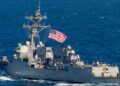 El destructor estadounidense USS Jason Dunham regresa a su puerto base tras 91 días de despliegue en el Caribe