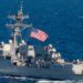 El destructor estadounidense USS Jason Dunham regresa a su puerto base tras 91 días de despliegue en el Caribe