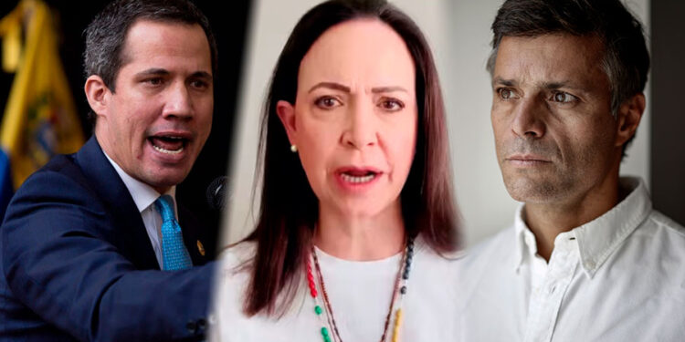 Rechazo superior al 90 %: Guaidó, López y Machado son los dirigentes peor valorados, según Hinterlaces