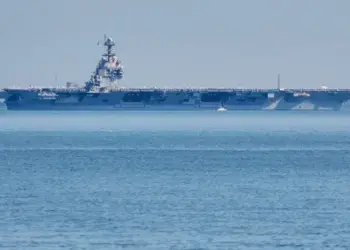 Portaaviones USS Gerald R. Ford ya llegó al Caribe con «4.000 marinos y docenas de aeronaves tácticas»