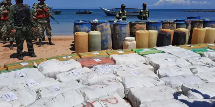 Autoridades incautaron 1.253 kilos de marihuana en el oeste del país