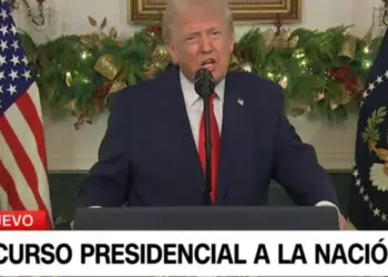 No hubo de Trump mención a Venezuela en su discurso navideño