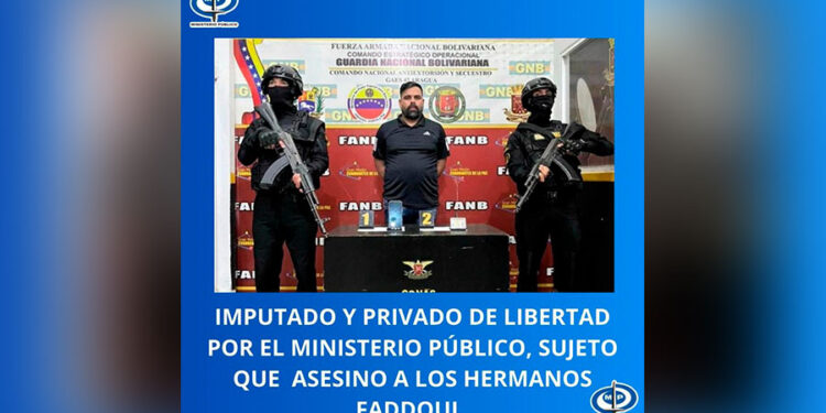 Ministerio Público confirma privación de libertad de asesino de los hermanos Faddoul