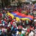 Chavistas se movilizan para exigir a EE.UU. que regrese a Venezuela a Maduro y Cilia Flores
