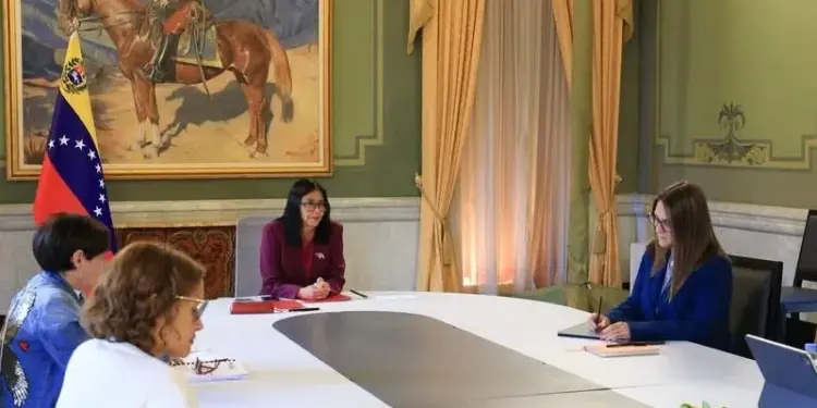 Delcy Rodríguez anuncia plan de emergencia para equipar 75 hospitales con ingresos del crudo