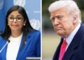 Delcy Rodríguez responde a la imagen divulgada por Trump sobre quién manda en Venezuela: “Aquí hay una presidenta encargada y hay un presidente rehén”